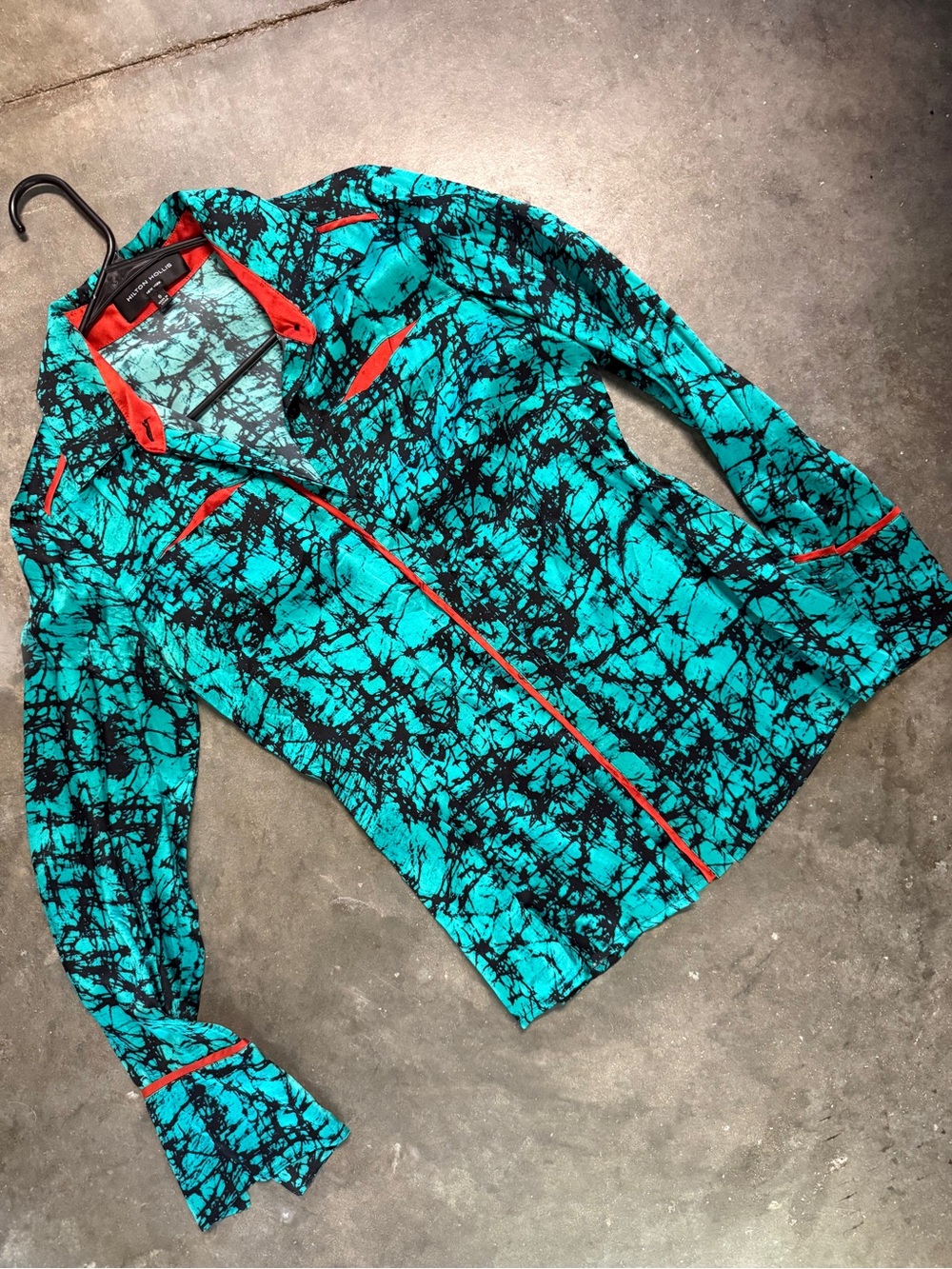 HILTON HOLLIS 100% Silk Vintage shirt